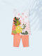 Kids' Set with Leggings Summer 2pcs Orange
