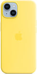 Apple Silicone Case with MagSafe Coperta din spate Silicon Canary Yellow (iPhone 14 Plus) MQUC3ZM/A