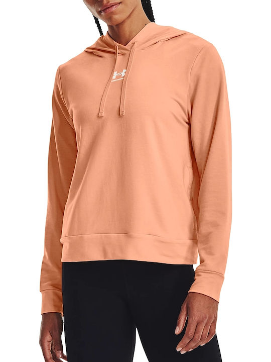 Under Armour Rival Terry Women's Hooded Sweatshirt Orange