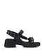 Tamaris Damen Flache Sandalen in Schwarz Farbe