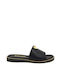 Ragazza Leather Women's Flat Sandals in Black Color