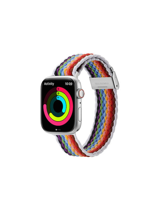 Dux Ducis Mixture II Version Λουράκι Υφασμάτινο Πολύχρωμο (Samsung Galaxy Watch 4/Active 1/2(40/44 mm),Huawei Watch GT/GT 2/GT 3)