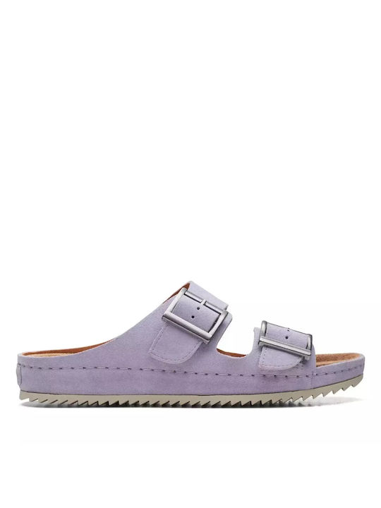 Clarks Women's Flat Sandals Lilac