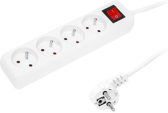 Blow PR-470WSP Power Strip 4 Positions with Switch and Cable 3m