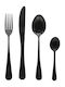 Excellent Houseware Сет ножове и вилице Неръждаеми Черен 16бр