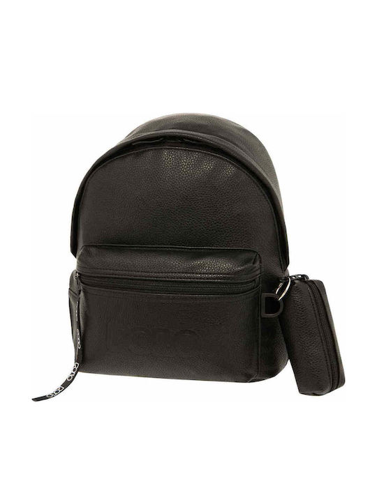 Polo Mini Gecko Kinder Rucksack Rucksack Schwarz 22cmx14cmx32cmcm