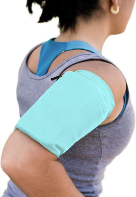 Hurtel Elastic Fabric Armband Accessory Light Blue Large