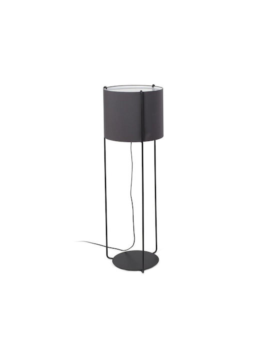 Faro Barcelona Drum Floor Lamp H120xW40cm. with Socket for Bulb E27 Gray