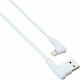 Inkax CK-48 Angle (90°) USB-A to Lightning Cable Λευκό 1m