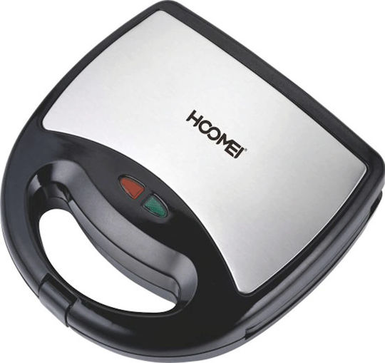 Hoomei Сандвич тостер за 2 Сандвичи 750W Inox
