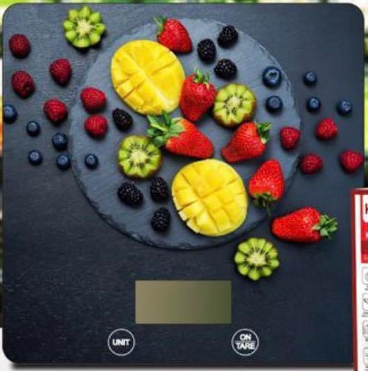 Hoomei Ψηφιακή Ζυγαριά Κουζίνας έως 15kg Μαύρη