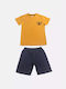 Joyce Kids Set with Shorts Summer 2pcs Yellow