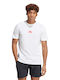 Adidas Aeroready Tennis Roland Garros Graphic Men's Athletic T-shirt Short Sleeve White