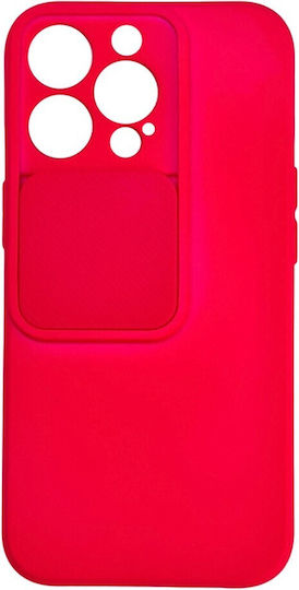 Powertech Camshield Back Cover Silicon Roz (iPhone 13 Pro)