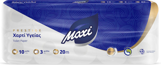 Maxi Deco Χαρτί Υγείας 10 Ρολά 3 Φύλλων (100gr/Ρολό)