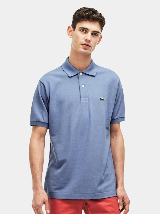 Lacoste Ανδρική Μπλούζα Polo Κοντομάνικη Γαλάζια