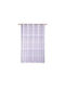 Nef-Nef Miles Shower Curtain Fabric with Hooks 180x180cm Purple 032808