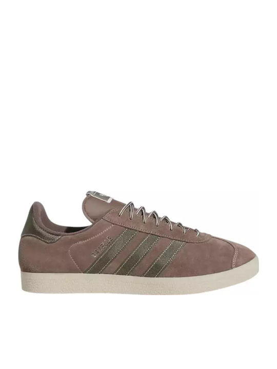 adidas gazelle silver green womens adidas Gazelle Aluminium Wonder Beige Collegiate Green main image 0