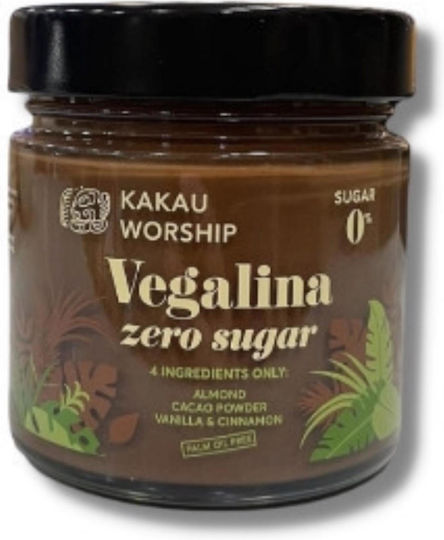 Kakau Worship Organic Praline Spread Vegalina with Extra Protein 200gr
