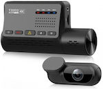 Viofo A139 Pro Σετ Κάμερα DVR Αυτοκινήτου 4K WiFi, GPS για Παρμπρίζ με Αυτοκόλλητο & Κάμερα Οπισθοπορείας