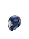 Caberg Duke Evo Flip-Up Helmet with Pinlock and Sun Visor ECE 22.06 1600gr Matt Blue Yama