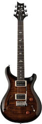PRS Guitars SE Custom 22 Semi-Hollow Електрическа Китара SG Черно Златно Сънбърст PRS Guitars SE Custom 22 Semi-Hollow Електрическа Китара SG Черно Златно Сънбърст