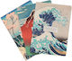 Grupo Erik Japanese Art Hokusai Set 3 Caiete A5