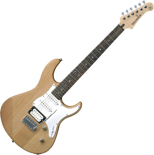 Yamaha Pacifica 112V Електрическа Китара Stratocaster с HSS Конфигурация на Пикапите Yellow Natural Satin