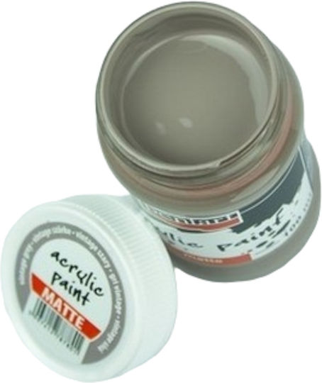 Pentart Matte Ακρυλικό Χρώμα Ζωγραφικής Vintage Grey 100ml