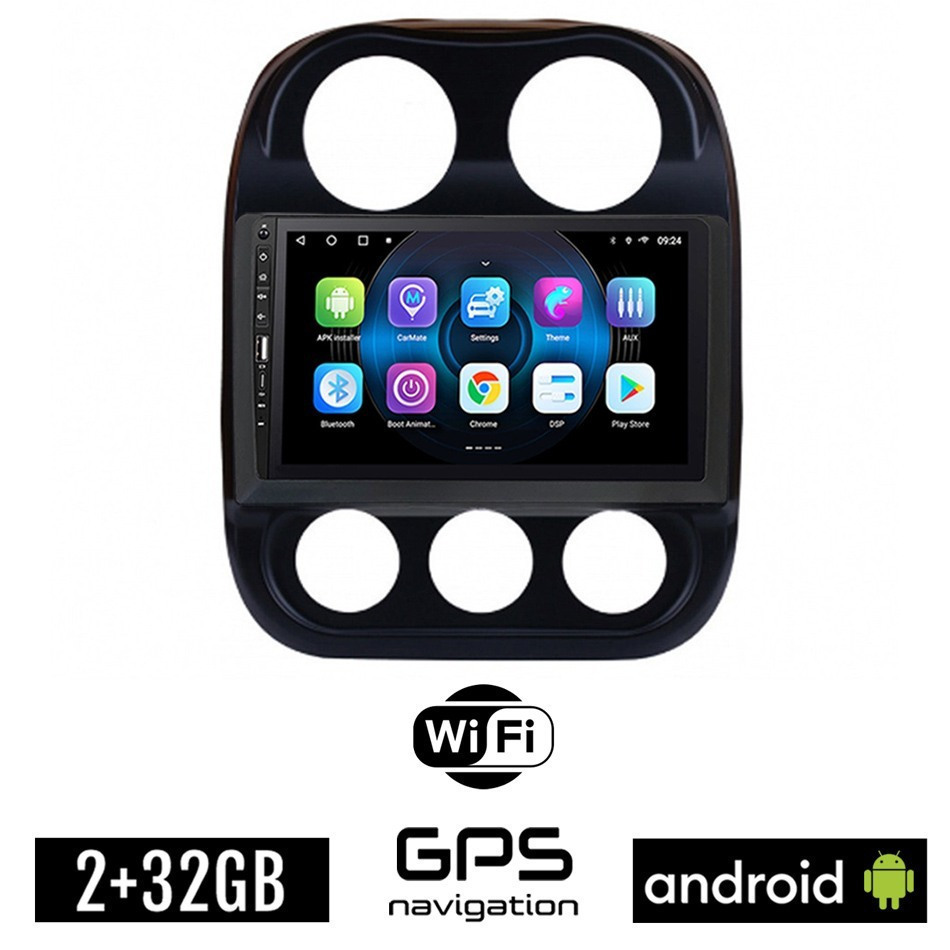 Booma Ηχοσύστημα Αυτοκινήτου για Jeep Patriot 20062016 (Bluetooth/USB