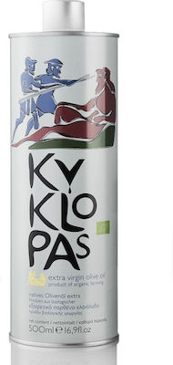 Κύκλωπας Extra Virgin Olive Oil Organic 500ml in a Metallic Container