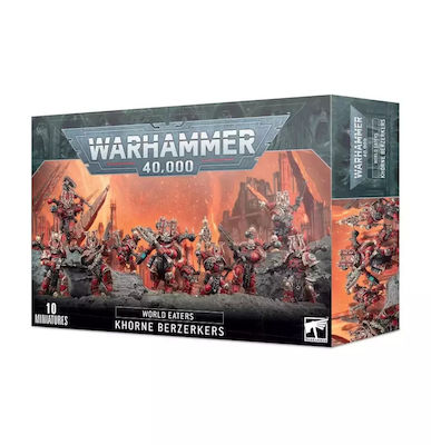 Games Workshop Warhammer World Eaters: Khorne Berzerkers Unbemalte Figuren 17059