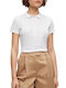 Hugo Boss Women's Polo Blouse Short Sleeve White