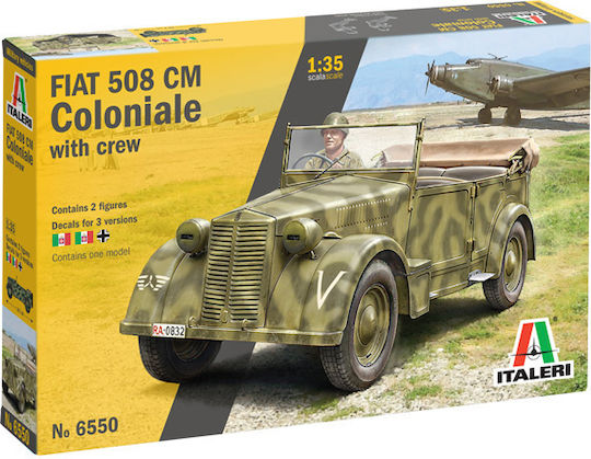 Italeri Φιγούρα Μοντελισμού Fiat 508 CM Crew σε Κλίμακα 1:35
