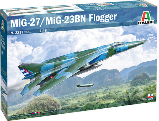 Italeri Φιγούρα Μοντελισμού Αεροπλάνο MiG-27 MiG-23BN Flogger σε Κλίμακα 1:48