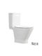 Roca Rimless Floor-Standing Toilet with Floor Trap and Flush that Includes Slim Soft Close Cover White