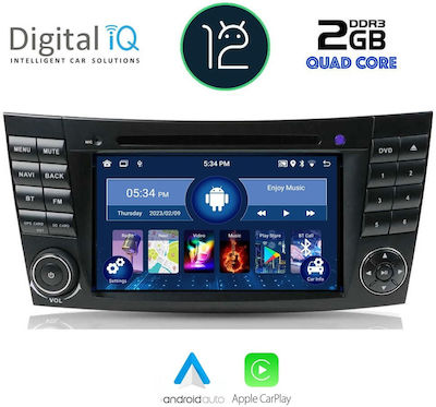 Digital IQ Car-Audiosystem (W211) - (W219) Mod. 2003-2009 (Bluetooth/USB/AUX/WiFi/GPS/Apple-Carplay) mit Touchscreen 7"