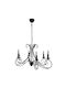 Epiplo-Fos Kronleuchter 6xE14 Ø87cm mit Kerzen Gold 0600753