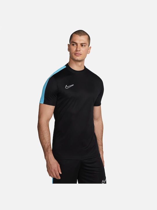 Nike Academy Herren Sport T-Shirt Kurzarm Dri-Fit Schwarz