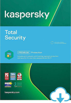 Kaspersky Total Security 2023 für 5 Geräte und 2 Jahre Nutzung