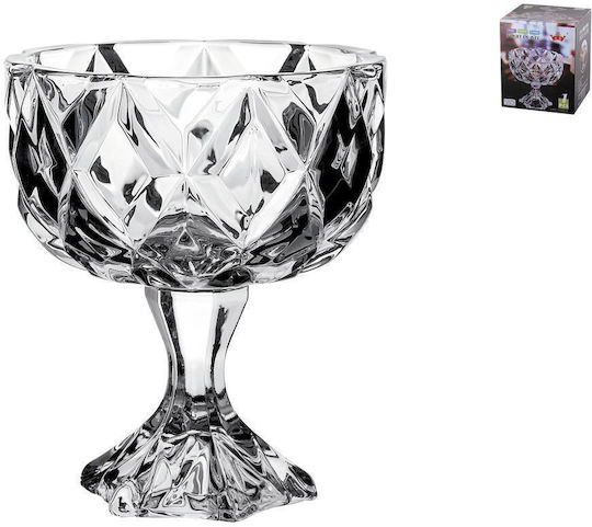 Homestyle Ice Cream Serving Bowl Round Glass Transparent with Diameter 11cm