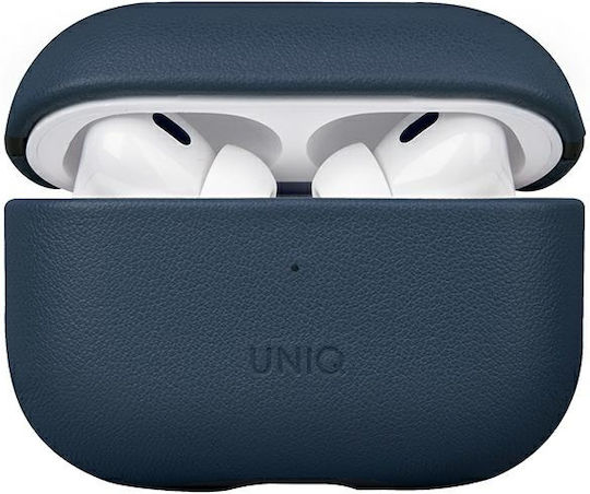 Uniq Terra Hülle Leder Space Blue für Apple AirPods Pro 2