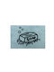 Nef-Nef Homeware Bath Mat Cotton Bubbles 032707 Aqua 60x90cm