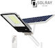 KAL Electronics Straßen-Solarleuchte 80W 1057lm mit Kaltweiß Licht 6500K IP65 35cmx35cmcm
