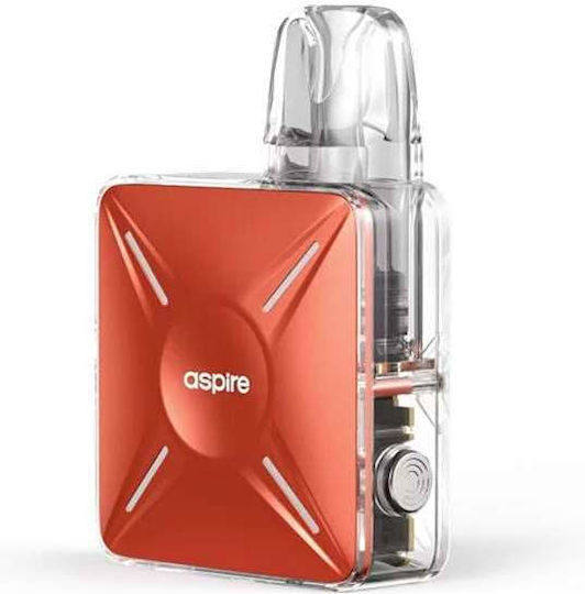 Aspire Cyber X Coral Orange Box Mod Kit 3ml με Ενσωματωμένη Μπαταρία