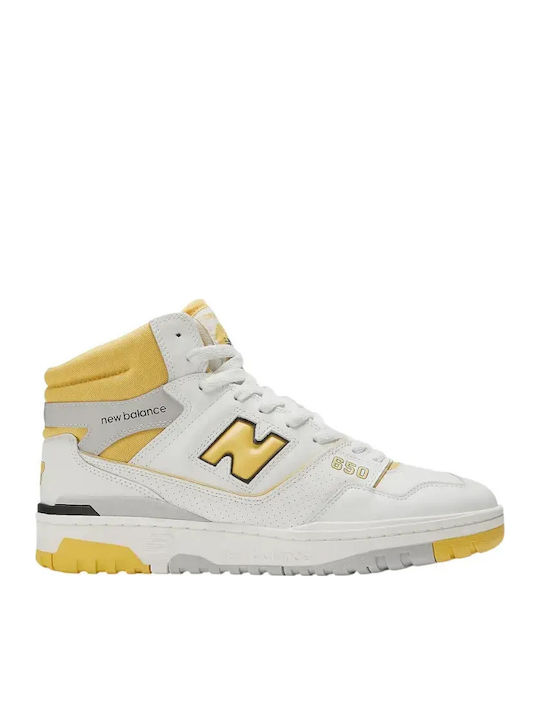 New Balance 650 Ανδρικά Μποτάκια Λευκά