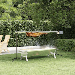 vidaXL Ανοξείδωτη Σούβλα με Μοτέρ 150cm vidaXL Ανοξείδωτη Σούβλα με Μοτέρ 150cm