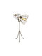 Fylliana Cell Metal Table Lamp for Socket E27 with Bronze Shade and Base