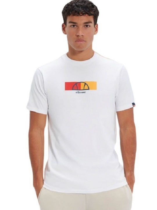 Ellesse T-shirt Bărbătesc cu Mânecă Scurtă Alb