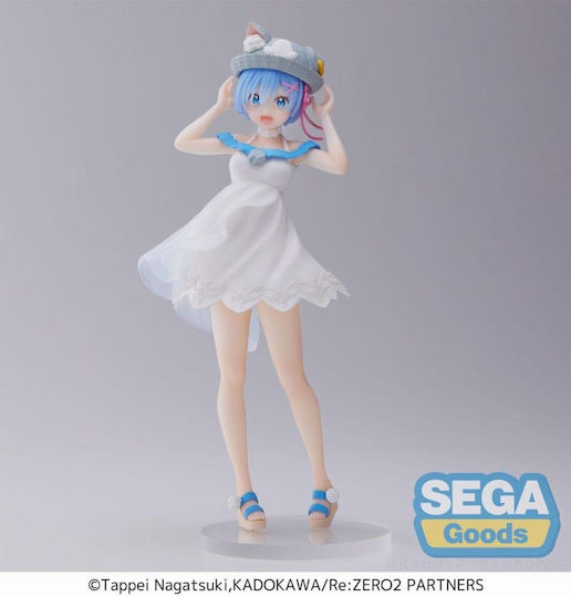 Sega Re: Zero Starting Life in Another World Rem Nyatsu Day Luminasta Figure 19cm